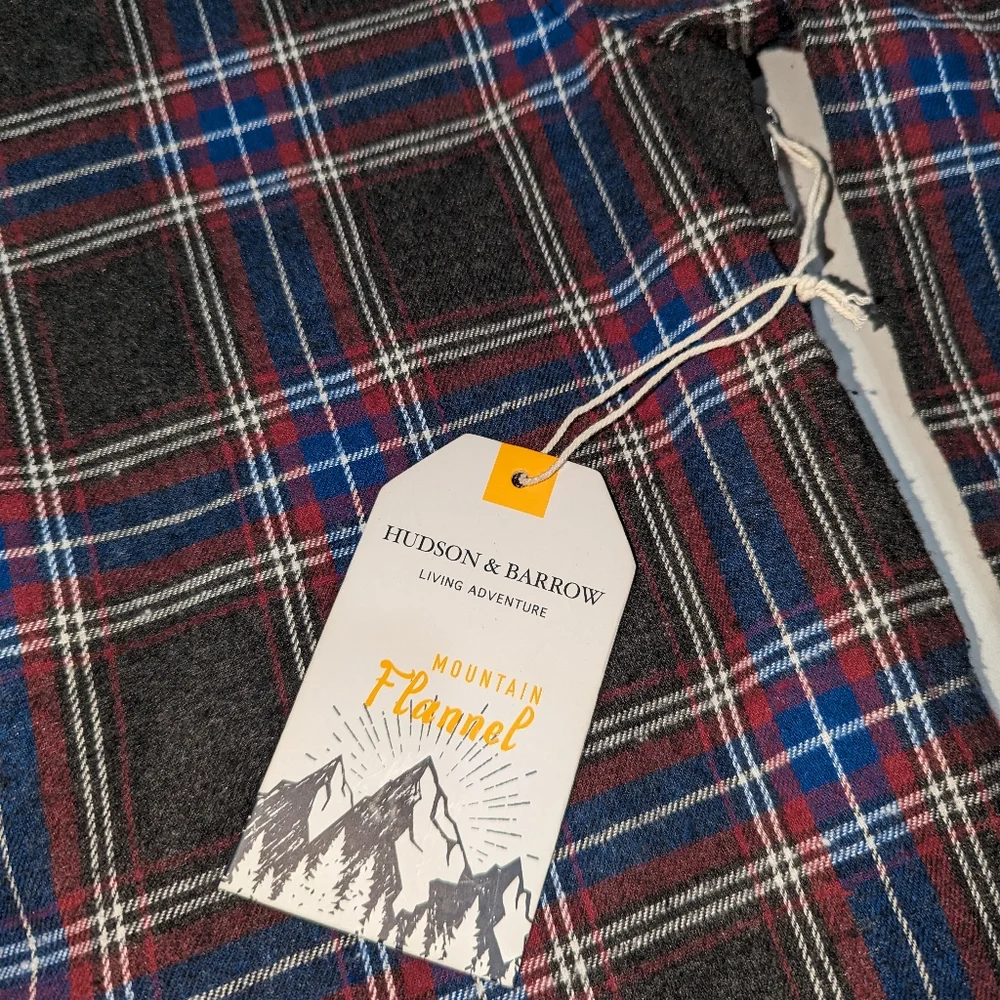 Hudson & Barrow Mountain Flannel Sz Small - Picture 6 of 6